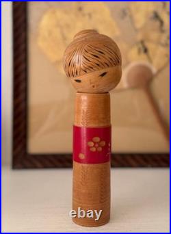 Kokeshi Doll Suigai Sato Kimono Woman Approx. Height 23cm Vintage Rare Old Retro