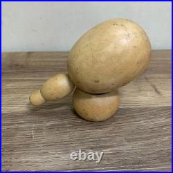 Kokeshi Vintage Wooden Doll handmade Showa retro collectible Unique Vintage