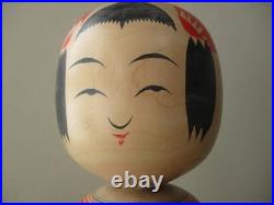 Kokeshi Wooden Dolls Three Piece Handmade Vintage Authentic Set Japanese