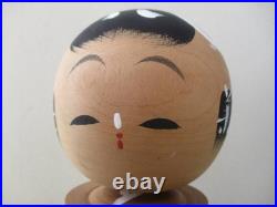 Kokeshi Wooden Dolls Three Piece Handmade Vintage Authentic Set Japanese