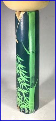 Kuribayashi Kokeshi Doll Handmade Wood Vintage Craft Figure Authentic