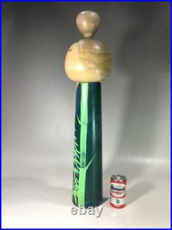 Kuribayashi Kokeshi Doll Handmade Wood Vintage Craft Figure Authentic