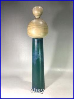 Kuribayashi Kokeshi Doll Handmade Wood Vintage Craft Figure Authentic