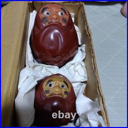 Kutani Daruma Couple Vintage Figurine Kutani Ware Japanese Decor Rare