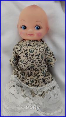 LOT 8 Vintage Kewpie Dolls Plus Large Decorative Shoe. Rare Japanese Bisque
