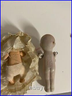 LOT OF 16 ANTIQUE BISQUE CELLULOID Jointed Miniature Dolls! Germany Japan
