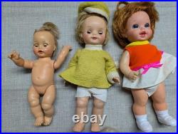 LOT OF 9 vintage 1960s assorted dolls LIDDLE KIDDLES mattell remco JAPAN ideal