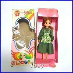 Lady Licca-chan doll Vintage Used Very Good Item Green Dress Retro Fashion Japan Lady Licca-chan doll Vintage Used Very Good Item Green Dress Retro Fashion Japan