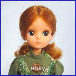 Lady Licca-chan doll Vintage Used Very Good Item Green Dress Retro Fashion Japan Lady Licca-chan doll Vintage Used Very Good Item Green Dress Retro Fashion Japan
