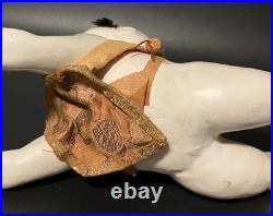 Large Japanese Antique Gosho Doll Hauko Crawling Baby Edo Period 7.08 18cm Rare