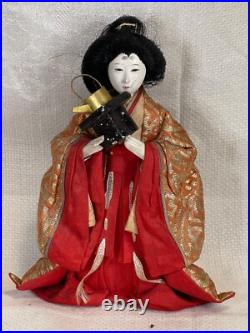 Large Lot of 12 Antique Japan imperial Hina Ningyo Dolls 5570