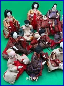 Large Lot of Vintage Japanese Hina Matsuri Dolls & Display Accessories LV