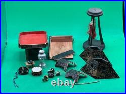 Large Lot of Vintage Japanese Hina Matsuri Dolls & Display Accessories LV