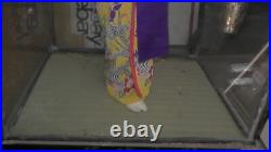 Large asian doll japanese japan woman kimono fan hand made vintage rare antique