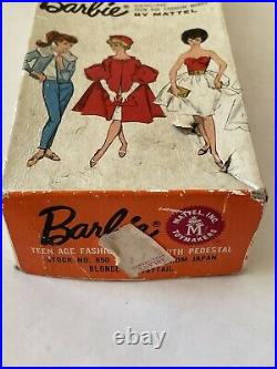 Lemon Swirl with original box 1964 BARBIE vintage bend leg