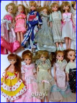 Lot 46 Takara Licca Chan Doll set Junk Item For Parts Vintage Toy OOP Japan Used
