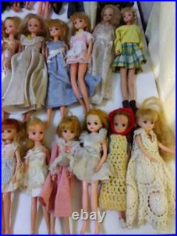 Lot 46 Takara Licca Chan Doll set Junk Item For Parts Vintage Toy OOP Japan Used
