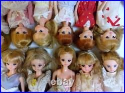 Lot 46 Takara Licca Chan Doll set Junk Item For Parts Vintage Toy OOP Japan Used