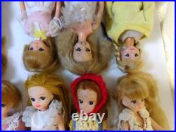 Lot 46 Takara Licca Chan Doll set Junk Item For Parts Vintage Toy OOP Japan Used