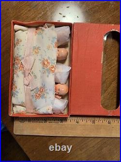 Lot 5 VTG Dollhouse Dolls Quintuplets Bisque Japan In Original Box 3