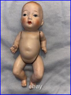 Lot Of 4 Vintage Porcelain Jointed Bisque Baby Dolls Marked Japan