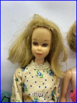 Lot VTG Barbie Dolls Francie Bubble Cut Skipper Japan 60's AS IS