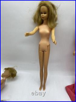 Lot VTG Barbie Dolls Francie Bubble Cut Skipper Japan 60's AS IS
