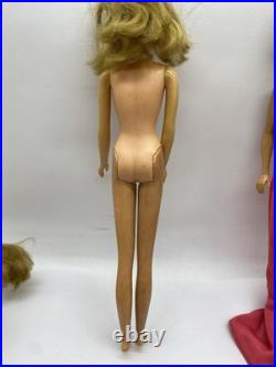 Lot VTG Barbie Dolls Francie Bubble Cut Skipper Japan 60's AS IS