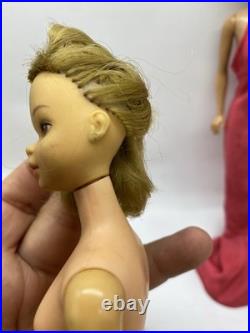 Lot VTG Barbie Dolls Francie Bubble Cut Skipper Japan 60's AS IS