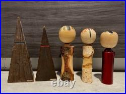 Lot of 29 Vintage Japanese Small Figure Kokeshi Doll Souvenir Japan