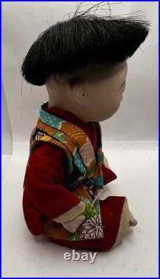 Lot of 2 Ichimatsu Dolls #401 Japanese Vintage withBoxes Girl and Boy LOOK