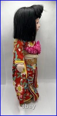 Lot of 2 Ichimatsu Dolls #401 Japanese Vintage withBoxes Girl and Boy LOOK