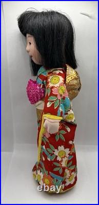 Lot of 2 Ichimatsu Dolls #401 Japanese Vintage withBoxes Girl and Boy LOOK