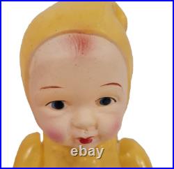 Lot of 3 Vintage Celluloid Jointed Dolls Made in Occupied Japan. Circa 1945-52