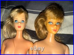 Lot of 4 Vintage Barbie Ken dolls 1960 1966 USA Japan