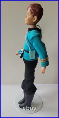 MATTEL vintage #1090 RICKY DOLL/Mego STAR TREK Mr SPOCK Clothes & Skipper BOOTS