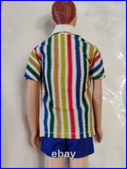 MATTEL vtg #1000 ALLAN DOLL COMPLETE withRareOUTFIT, STAND & BOX 1963