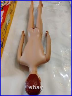 MATTEL vtg #1000 ALLAN DOLL COMPLETE withRareOUTFIT, STAND & BOX 1963