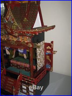MEIJI Japanese Vintage Hina Goten Castle Miniature Doll House withOriginal Crate