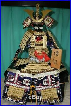 MINT Antique Vintage Japanese samurai yoroi armor gogatsu doll From Japan f/s