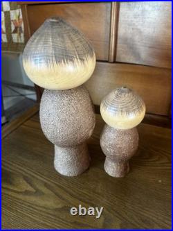 Masao Watanabe Vintage Kokeshi Doll Mushin 1917-2007 Lot Of 2