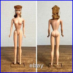 Mattel 1958 Barbie Doll vintage With original costumes & stand Vintage Japan
