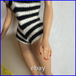 Mattel 1960s RARE Vintage Titan Red Ponytail Barbie Doll Original Swimsuit