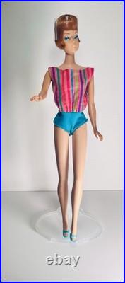 Mattel 1965 Vintage American Girl Titan Hair Barbie Doll withBendable Legs #1070
