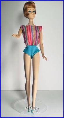 Mattel 1965 Vintage American Girl Titan Hair Barbie Doll withBendable Legs #1070
