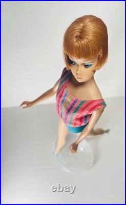 Mattel 1965 Vintage American Girl Titan Hair Barbie Doll withBendable Legs #1070