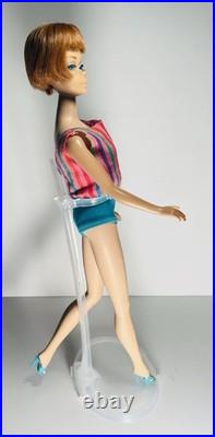 Mattel 1965 Vintage American Girl Titan Hair Barbie Doll withBendable Legs #1070