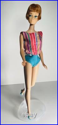 Mattel 1965 Vintage American Girl Titan Hair Barbie Doll withBendable Legs #1070