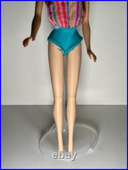 Mattel 1965 Vintage American Girl Titan Hair Barbie Doll withBendable Legs #1070