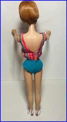 Mattel 1965 Vintage American Girl Titan Hair Barbie Doll withBendable Legs #1070